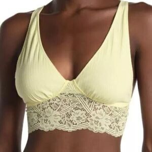 NWT Free People Intimately Teagan Lace Trim Bralette Sz S